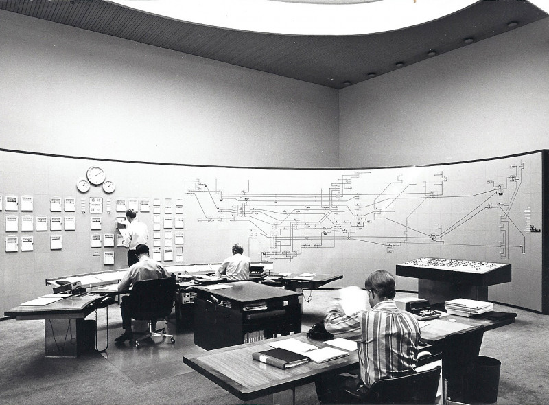 Control room from 1971