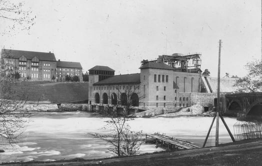 Älvkarleby power plant 1915