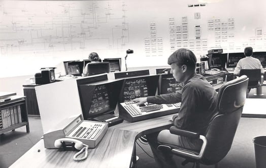 Control room from 1981