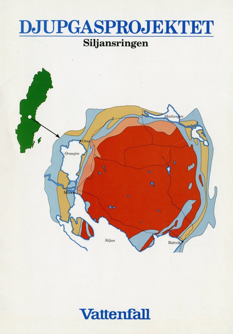 The cover of a report published about Vattenfall's deep gas project