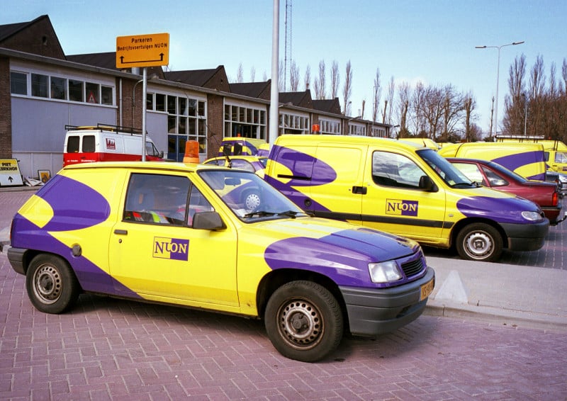 A car belonging to the company Nuon A car belonging to the company Nuon
